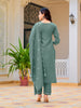 Embroidered Kurta with pant & Embroidered Dupatta