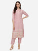 Lucknawi Embroidered Kurta with pant & Dupatta