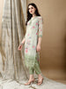 Schiffli Embroidered Kurta with Pant & printed Dupatta Luxury Premium