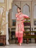 Schiffli Embroidered Kurta with Pant & printed Dupatta premium luxury