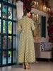 Embroidered & Printed Flared Kurta with pant & dupatta