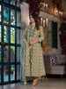 Embroidered & Printed Flared Kurta with pant & dupatta