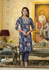 Applique Embroidered & Floral Printed Kurta with Pant & Printed Dupatta