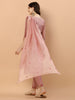 Elegant Organza Pink Kurta Set with Dupatta