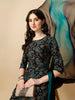 Elegant Navy Blue Pattern Printed Kurta Set with Pant & Dupatta – Perfect for All Occasions