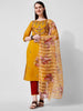 Hand Embroidered Kurta with Pant and Organza Dupatta set