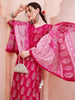 Festive Glamour: LYKCON Women’s Pink Angarakha-Style Anarkali Chanderi Kurta Set