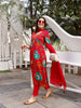 Alia Cut Hand Embroidered & Floral Printed Kurta with Pant & dupatta Premium