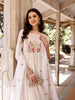 Nyra Cut Floral front Embroidered Kurta with pant & Organza Embroidered Dupatta Premium