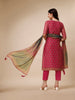 Printed &  Embroidered Kurta  with Pant & Dupatta Set