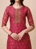 Printed &  Embroidered Kurta  with Pant & Dupatta Set