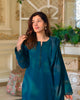 Graceful Elegance: Rayon Kurta Pant Dupatta Set with Lace Details – Lykcon