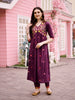 Hand Embroidered Alia Cut Kurta with Pants and Organza Dupatta