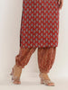 Printed Cotton Straight Kurta with pant & Dupatta