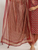 Printed Cotton Straight Kurta with pant & Dupatta