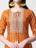 Trendy Shibori Embroidered Kurta for a Sophisticated Look