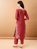 Embroidered kurta with pant & Embroidered Dupatta